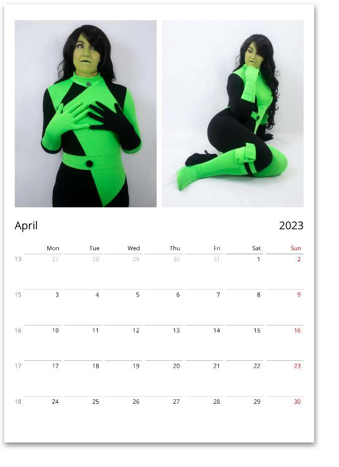 2023 TiaLaughs Cosplay Calendar product image (3)