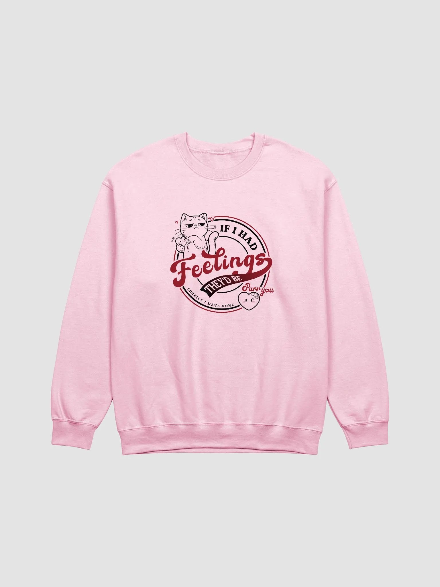 Paws Off My Heart - Crewneck Sweatshirt BLACK product image (2)