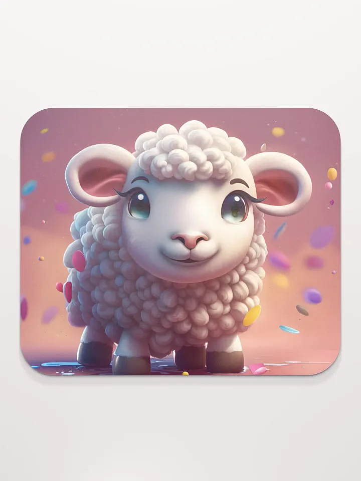 Cute Sheep Mouse Pad product image (2)