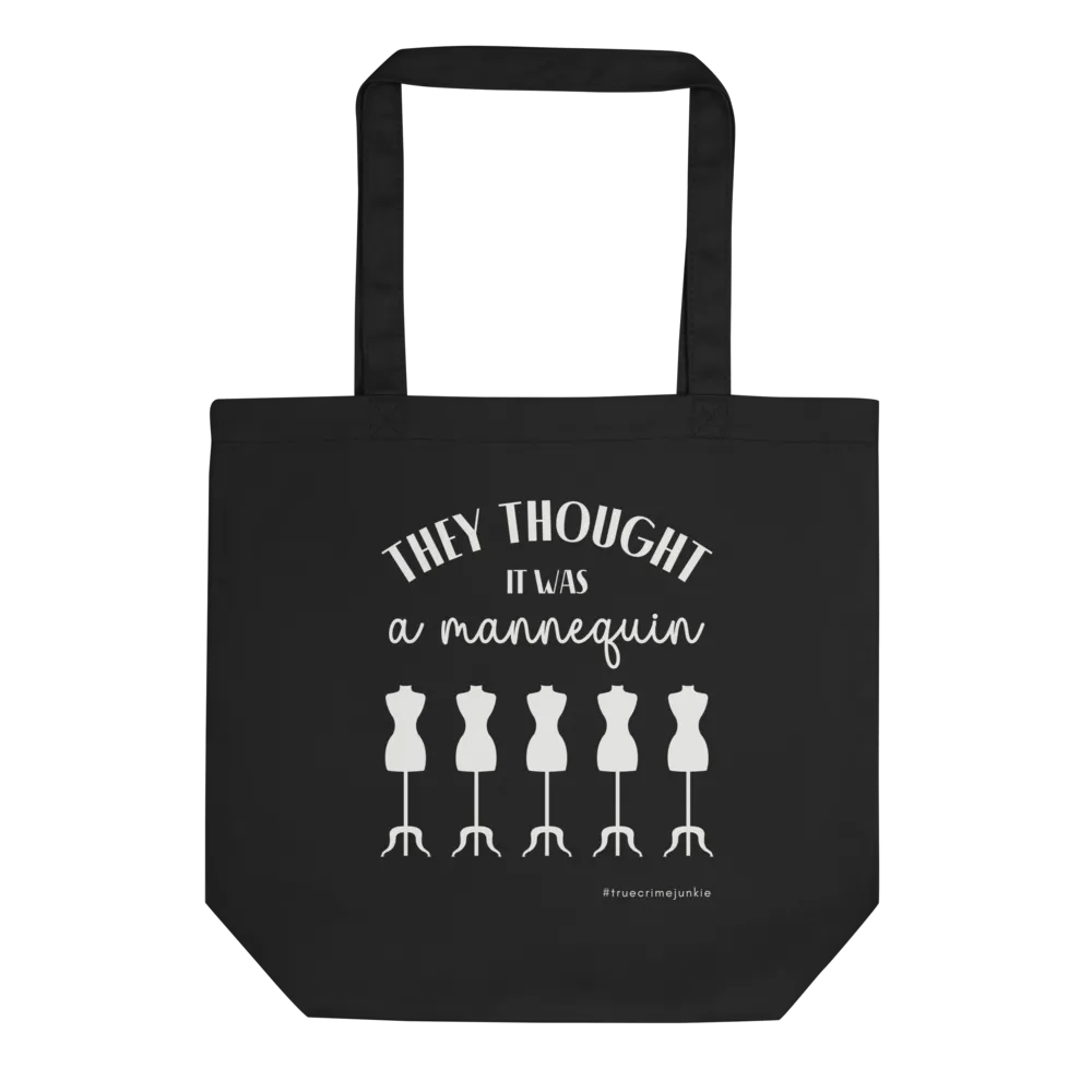 They Thought It Was A Mannequin Black Canvas Bag product image (2)