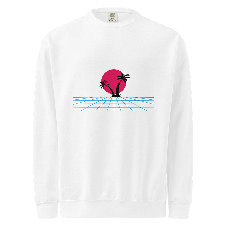Retro Sun and Palm Trees Sweatshirt product image (1)