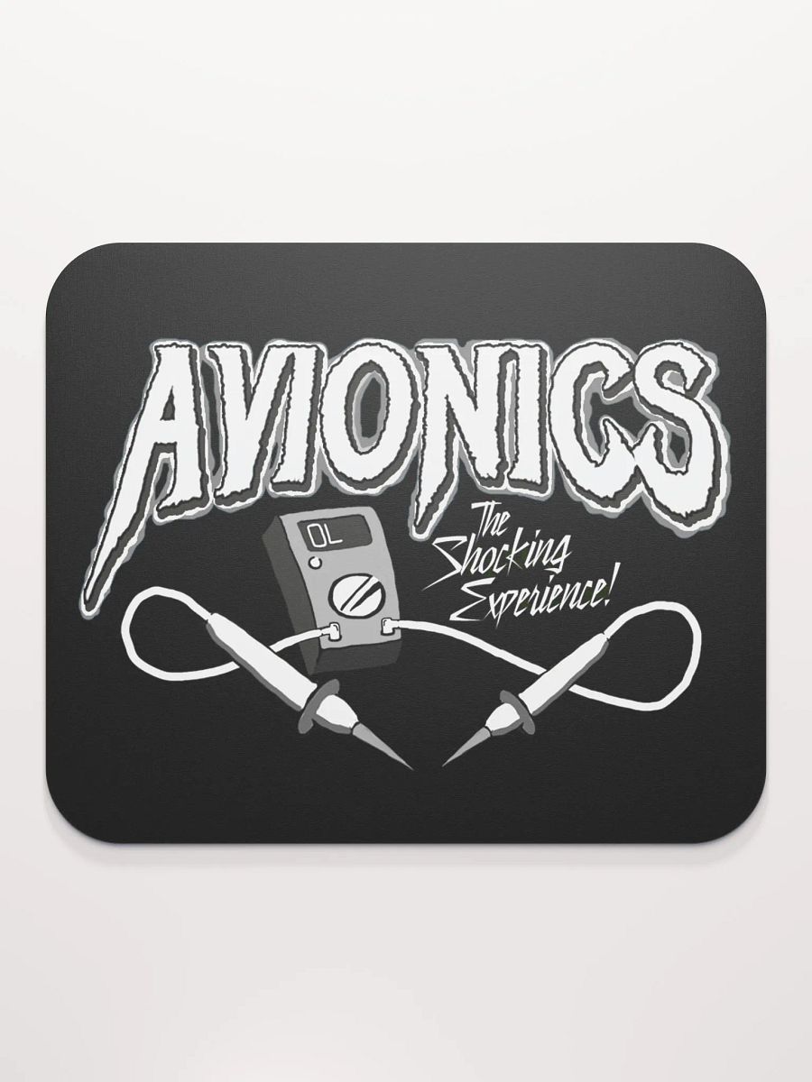 "AVIONICS" B/W Mousepad product image (2)