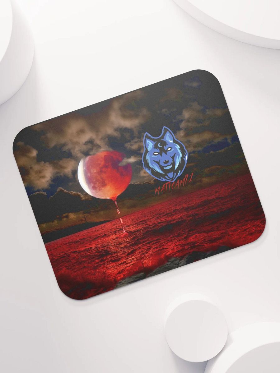 Blood Moon Wolf Mouse Pad product image (7)