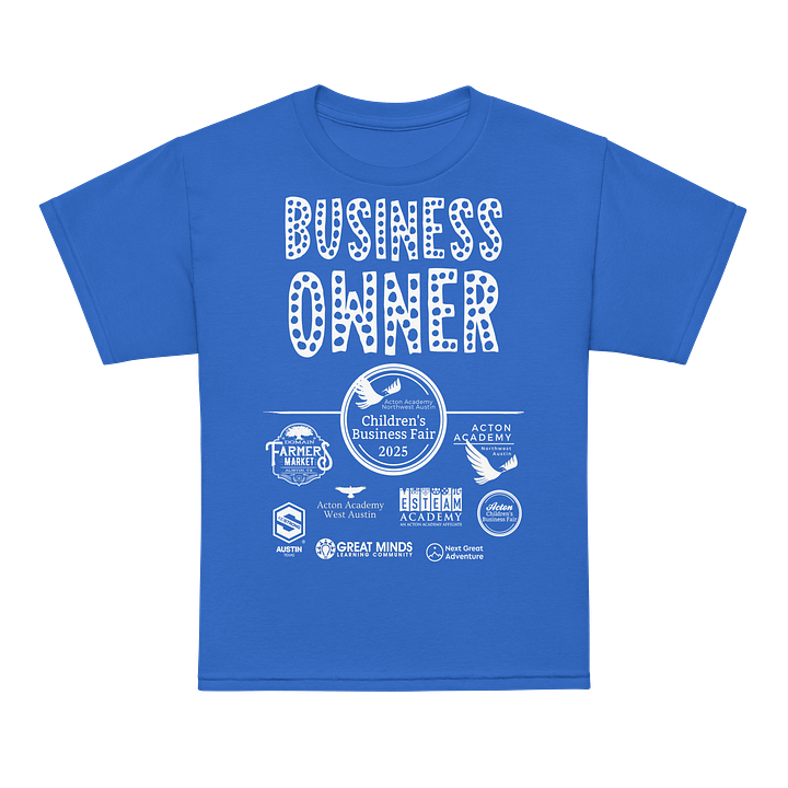 2025 AANWA CBF Entrepreneur T-Shirt - BUSINESS OWNER (Youth Size) product image (1)