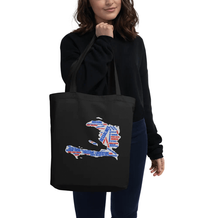 Revolutionary Haiti Word Cloud Tote Bag product image (2)