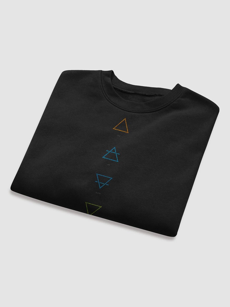 Mystic Triangles Crop Sweatshirt product image (8)