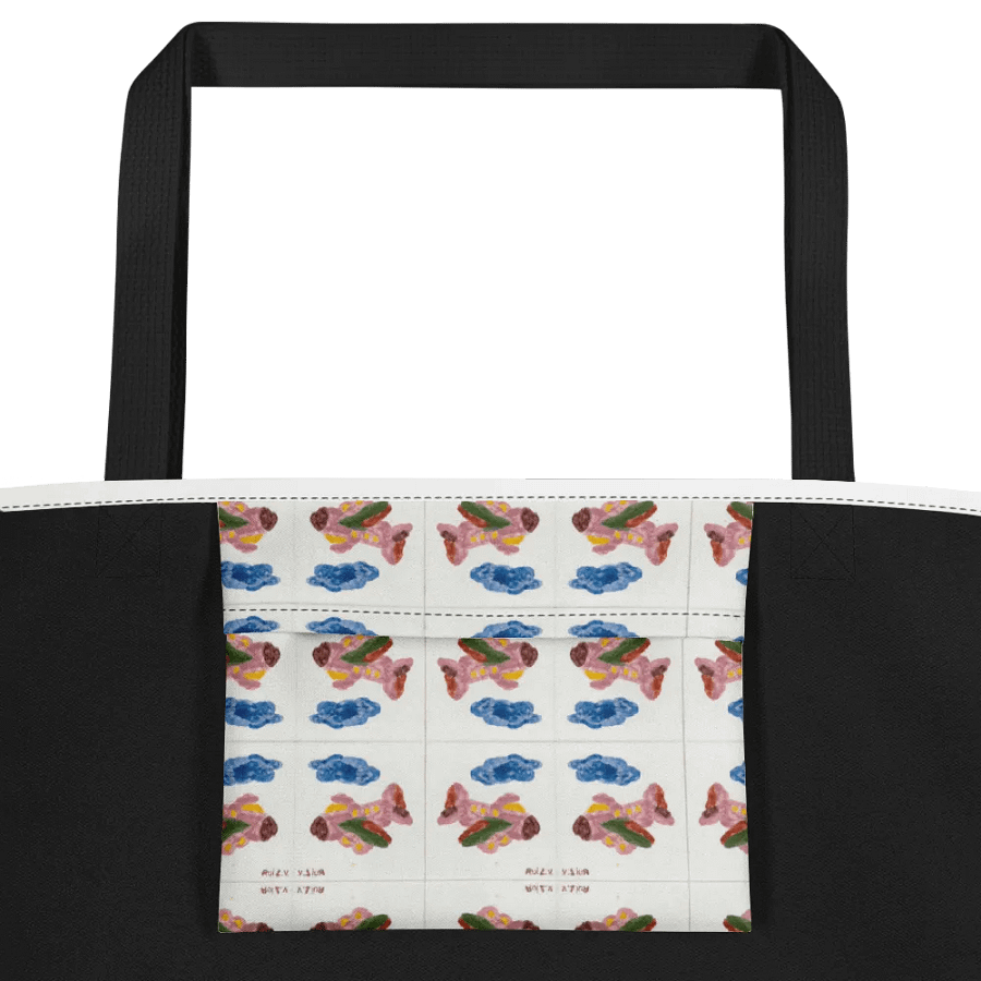Kid Airplane (All-Over Print Large Tote Bag w/ Pocket) product image (2)