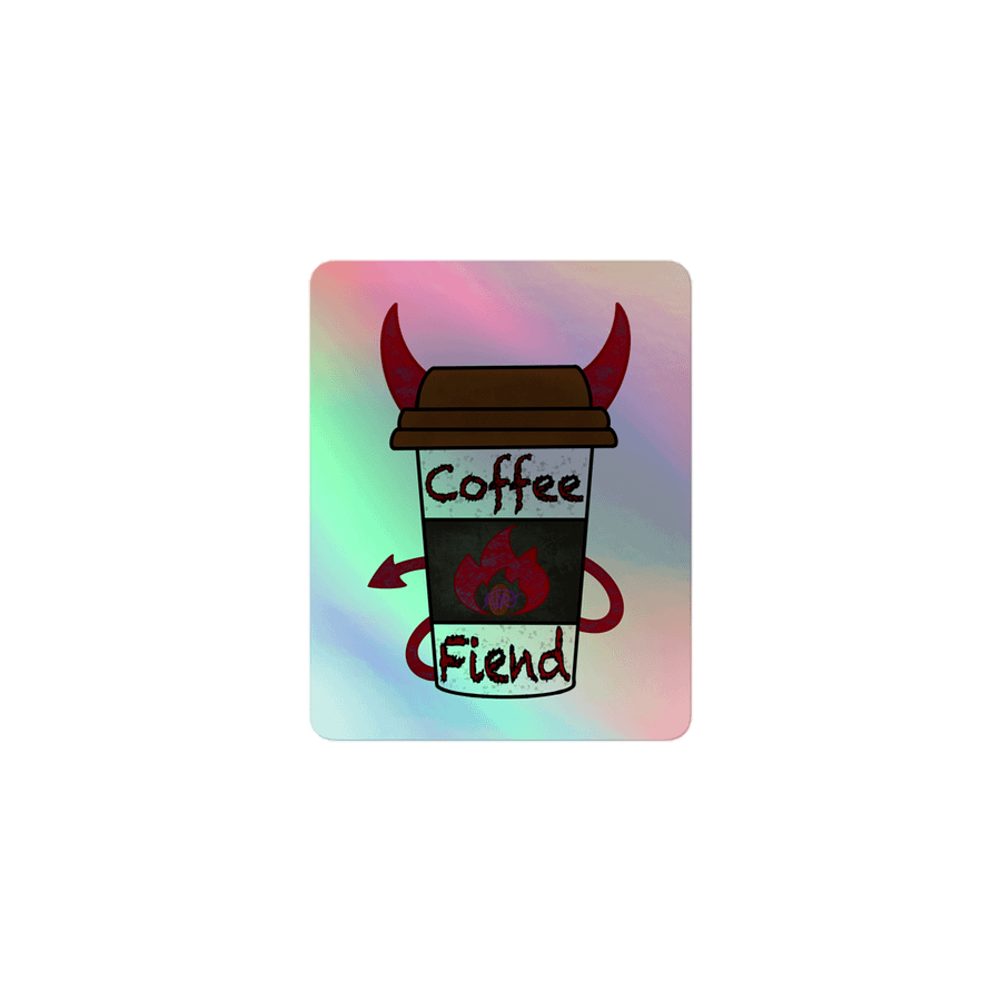 Coffee Fiend (Holo-Stickers) product image (1)