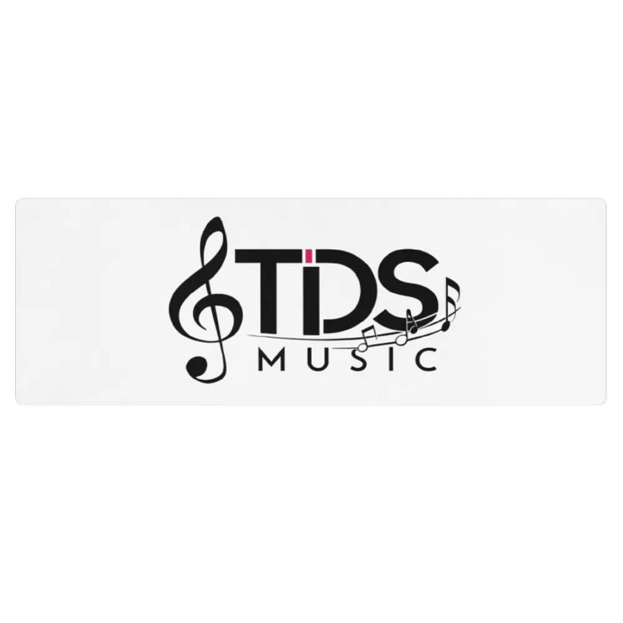 TDS Music White Rubber Yoga Mat with Unique Design - 24x68 inches product image (3)