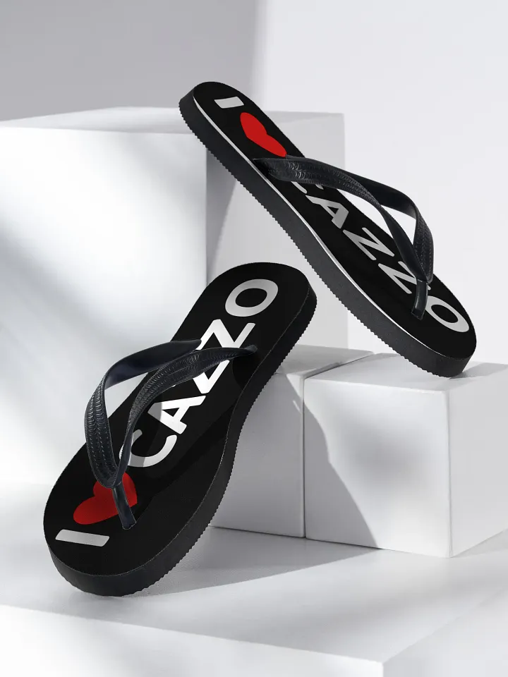 I ♥️ Cazzo flip flops product image (2)