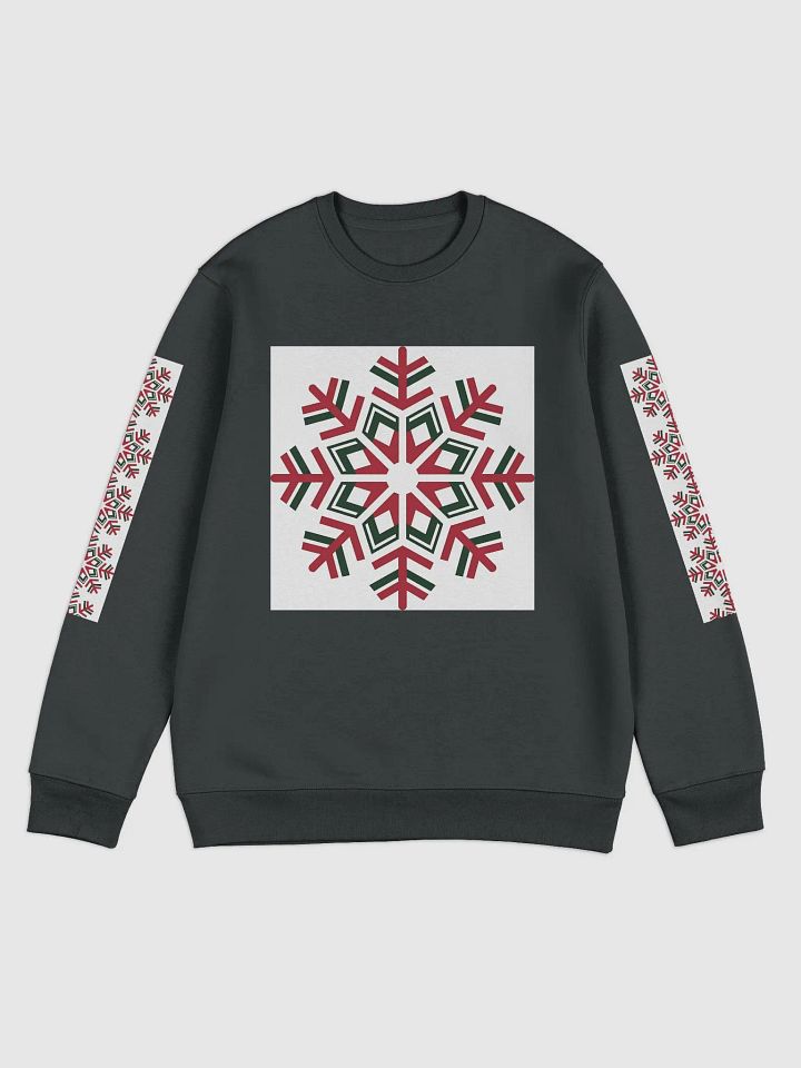 Modern Snowflake Symmetry Eco Sweatshirt product image (1)