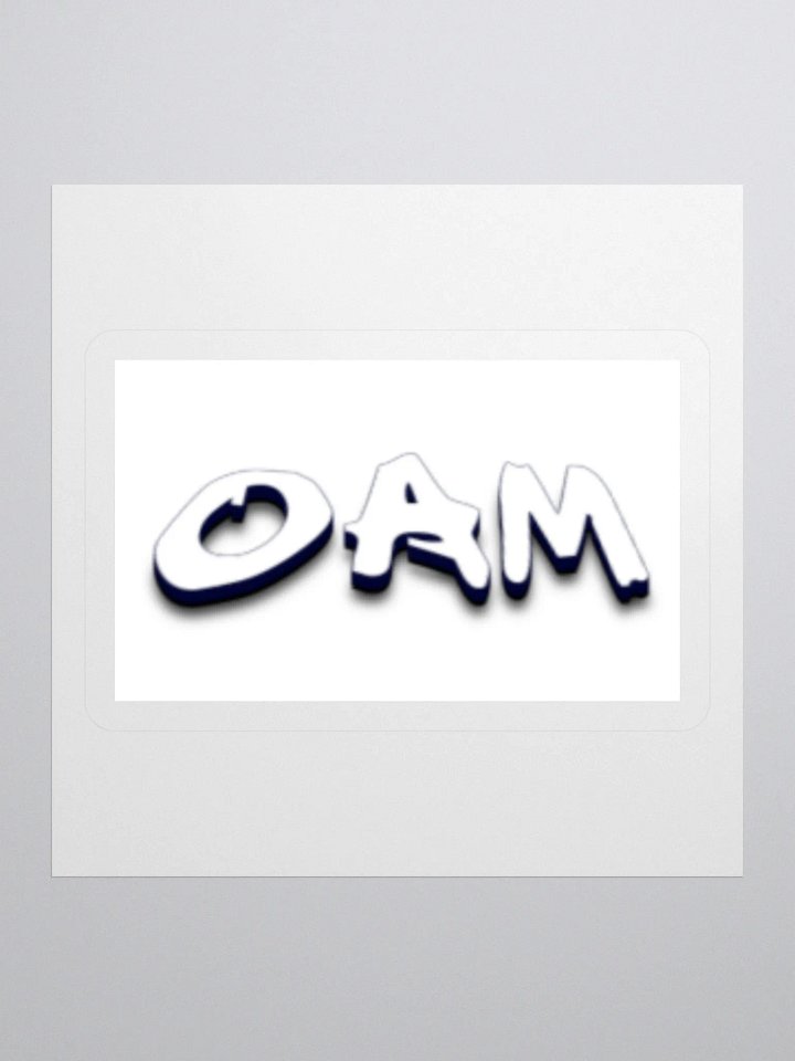 3D OAM Kiss Cut Stickers product image (3)