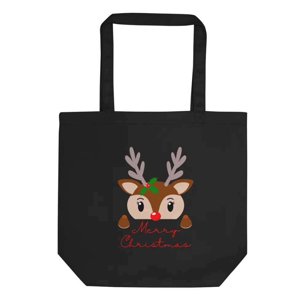 Merry Christmas Reindeer Eco Tote product image (1)