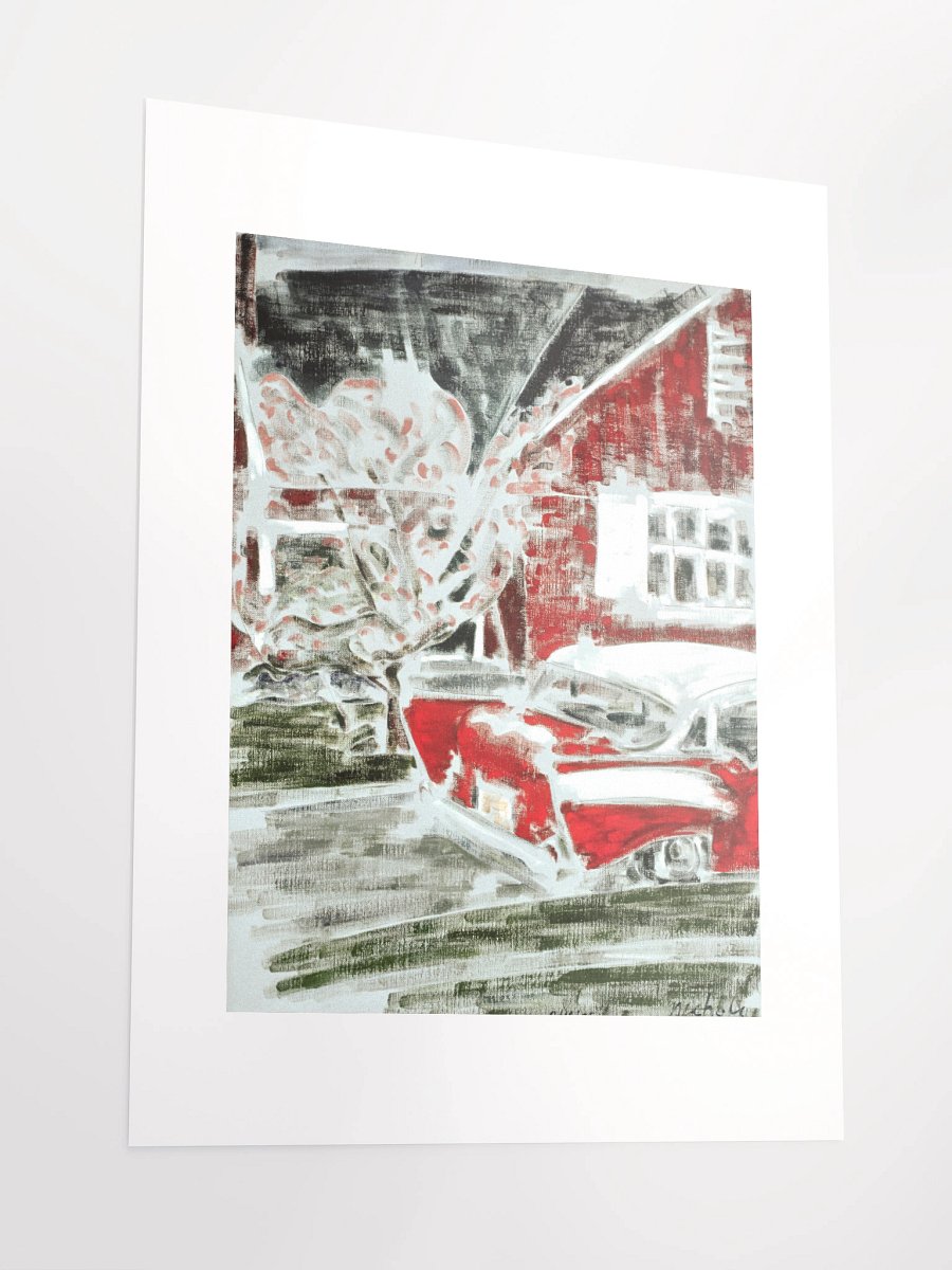 In the Window Behind the Woman (1985) print product image (4)