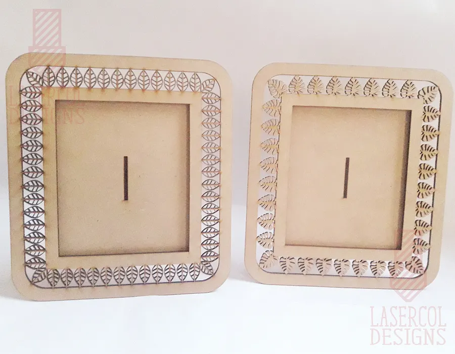 Photo frame (Two Styles) Set 4 - Laser Cut Files product image (5)