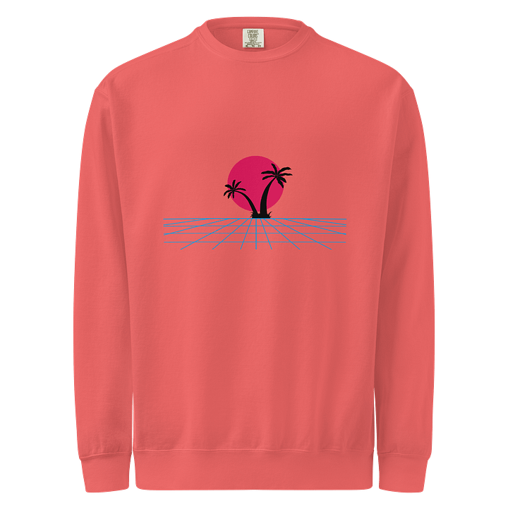 Retro Futuristic Palm Tree Silhouette Sweatshirt product image (1)