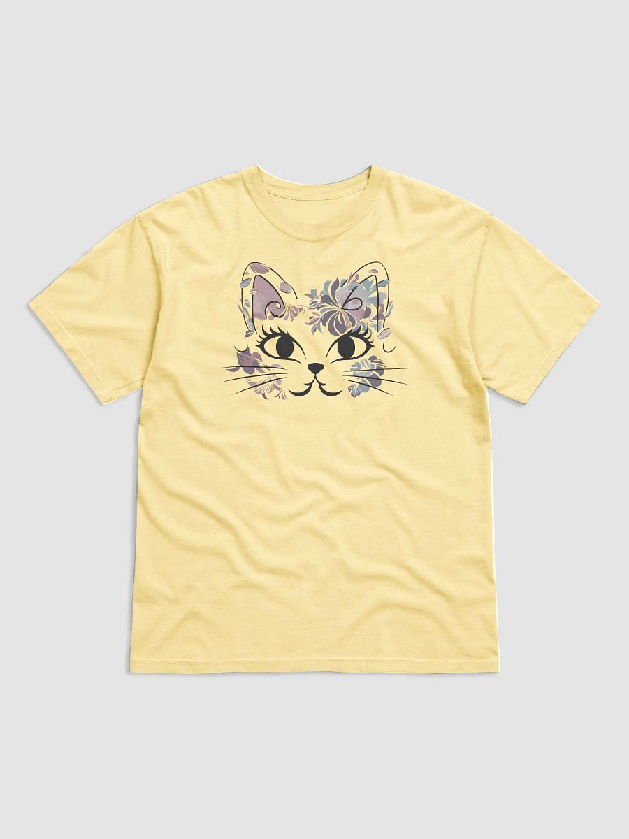 Cat Face Made Of Flowers Tee product image (2)