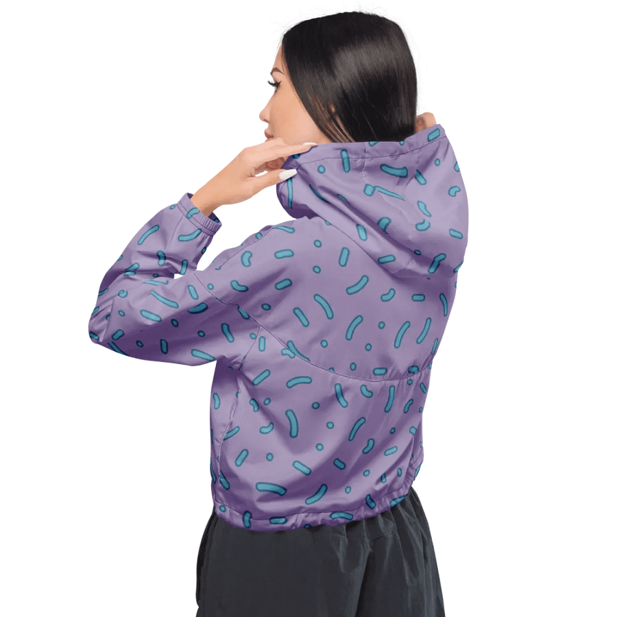 Whimsical Purple Dot All-Over Windbreaker product image (3)