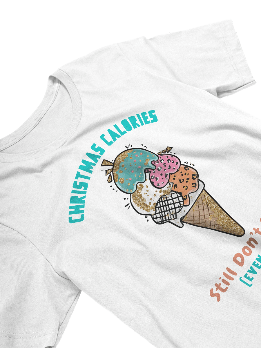 Glittery Christmas Ice Cream T-Shirt product image (56)