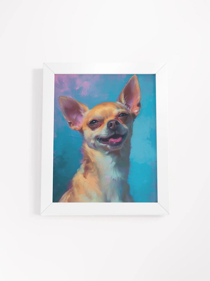 Vibrant Chihuahua Impressions Framed Poster product image (1)