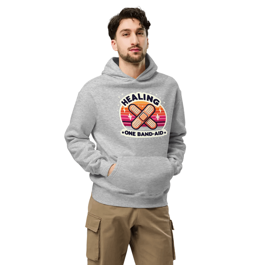 Healing One Band-Aid Unisex Hoodie product image (37)