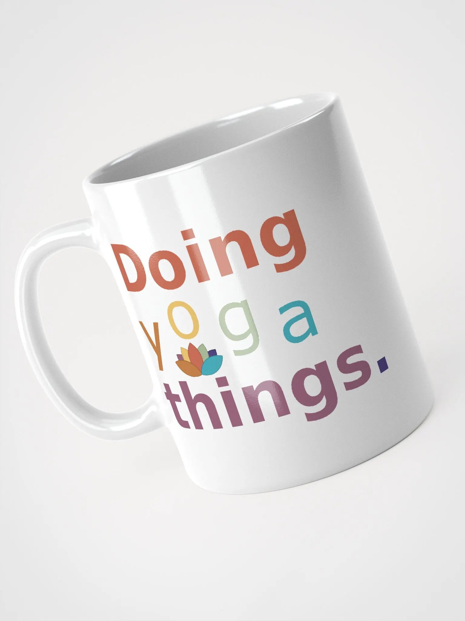 Doing Yoga Things Ceramic Mug product image (6)