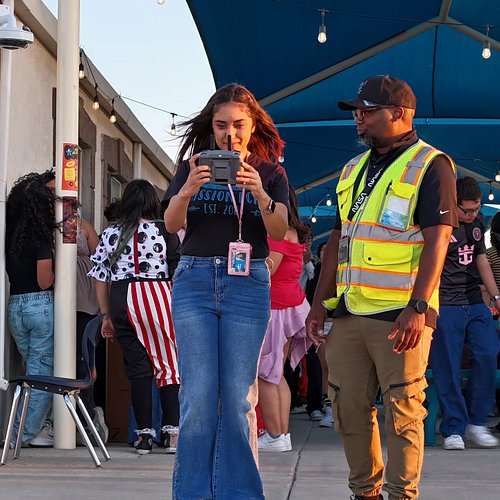 Drone demo at Mission Early College Fall Festival, flight, learning, and a lot of curiousity in the air. 👨‍🚀