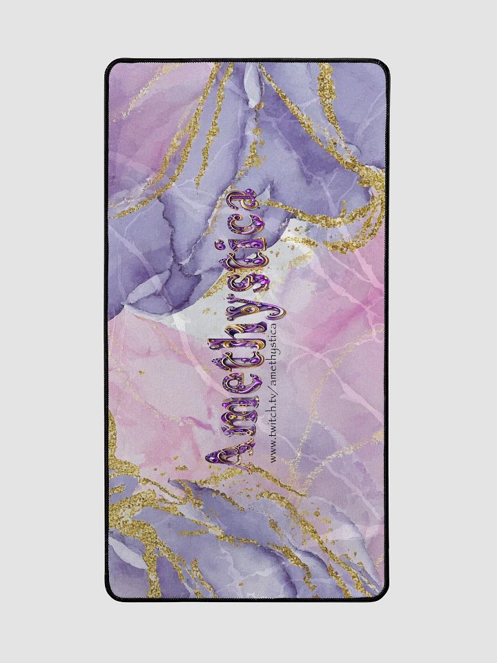 Desk Mat: Amethystica watercolor marble product image (2)