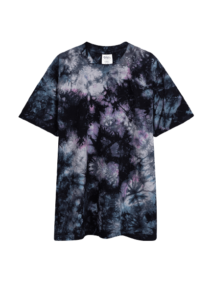 POON - BLK SMALL LOGO - Oversized Tie-Dye T product image (1)