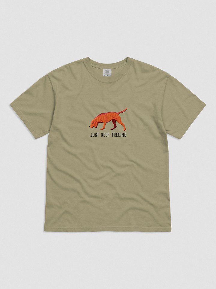Just Keep Treeing T-Shirt(Embroidered) of a Redbone Coonhound product image (11)
