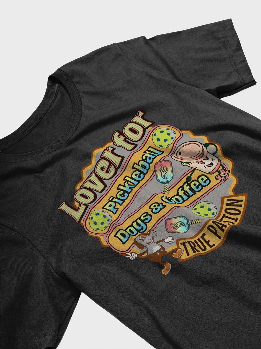 Lover For Pickleball Dogs And Coffee Tee product image (8)