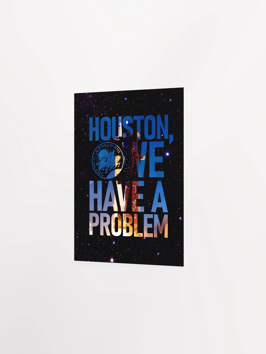Houston, we have a problem / NASA, Apollo missions, Moon — space poster, science poster, space art, space collage product image (7)