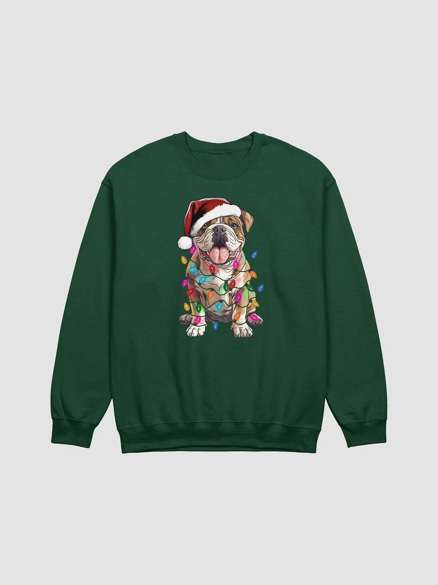 Funny English Bulldog Christmas Sweatshirt product image (8)
