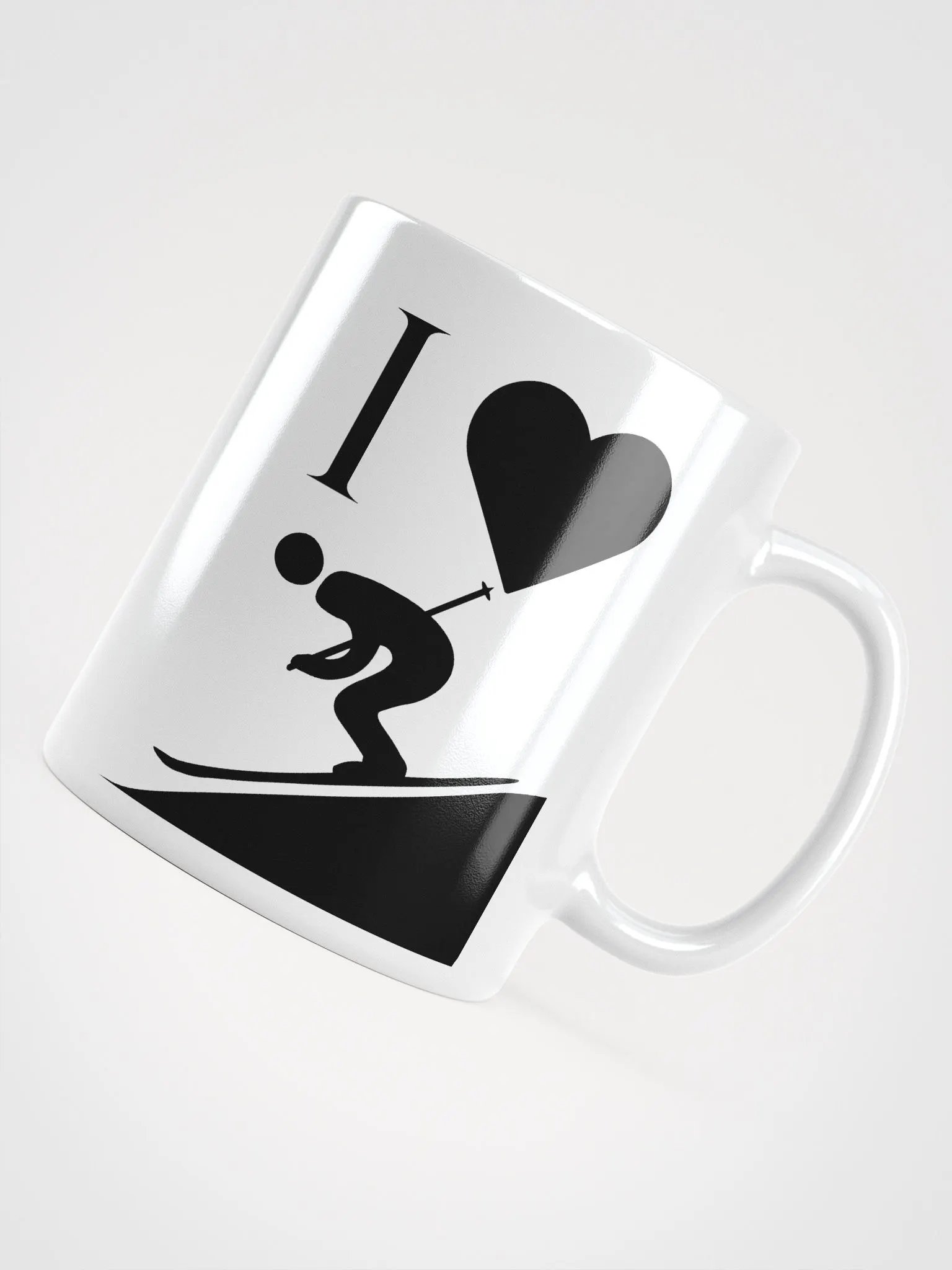 I ❤️ Skiing Mug product image (4)