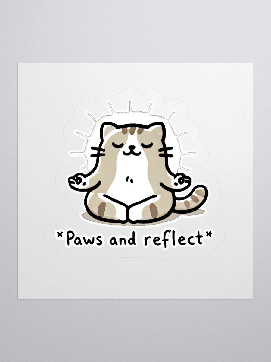 Paws and Reflect Sticker product image (1)