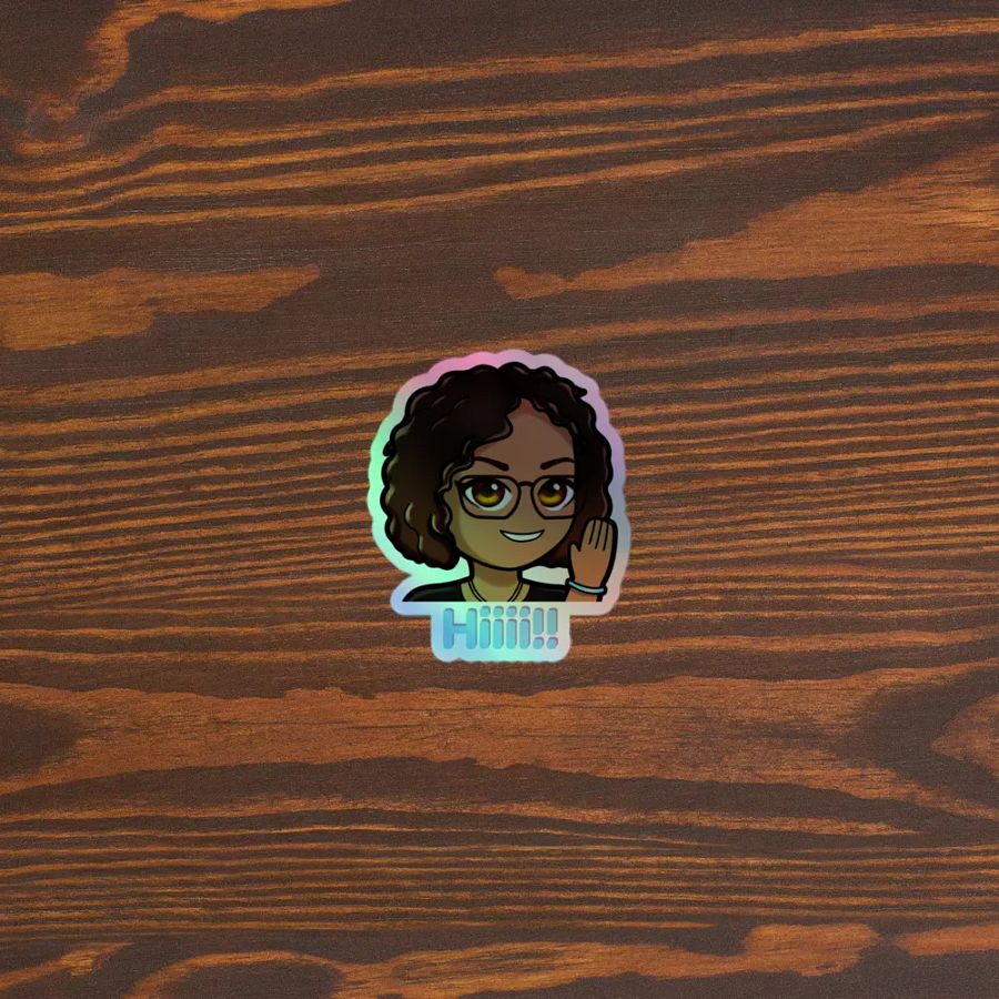 Hiiii!! Holo-Sticker product image (4)