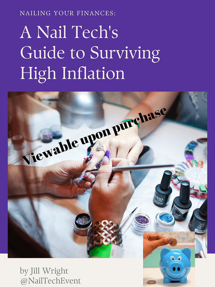 Nail Techs Guide to Surviving High Inflation (e-book) product image (1)