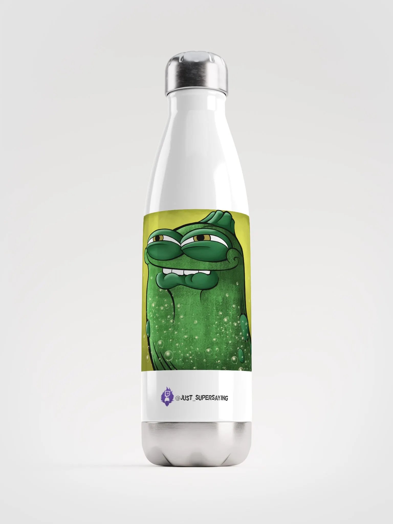 Pickle Rick Water Bottle product image (1)