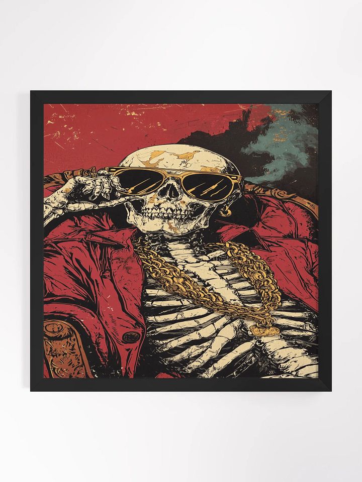 Chic Skeleton Vibes Poster product image (1)