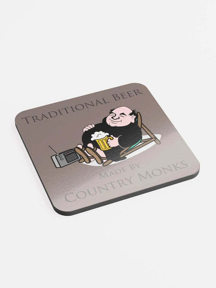 Country Monks Brewing Relaxing Monk Cork Coaster product image (2)