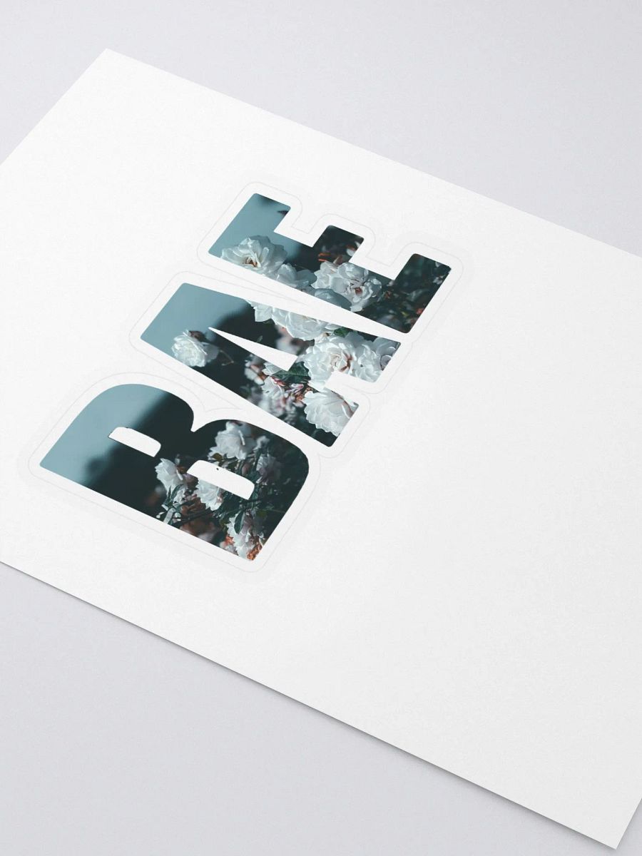 COLD SUMMER COLLECTION White Paradise Logo Sticker product image (3)