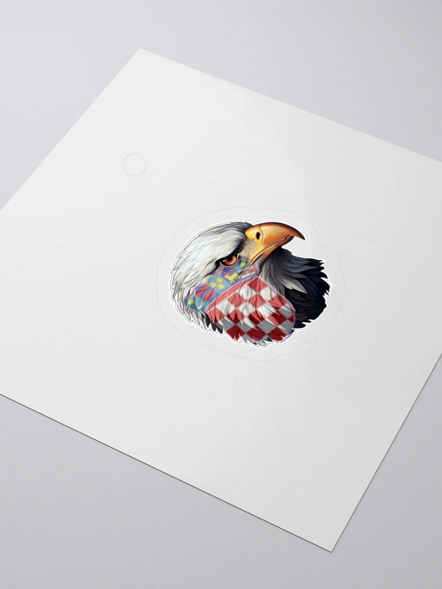 Croatian Eagle Flag Kiss Cut Stickers product image (3)