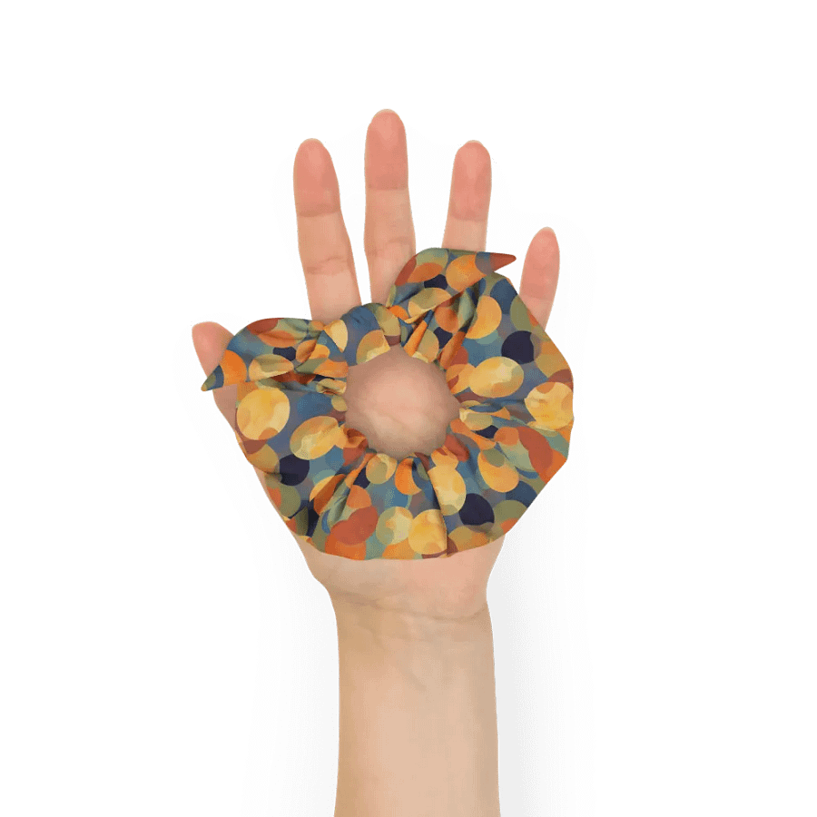 Hair Scrunchie - Modern Boho Watercolor Spheres product image (6)