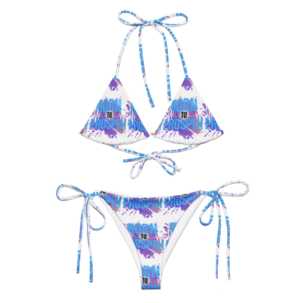 Born to Prosper All-Over Bikini Set product image (1)