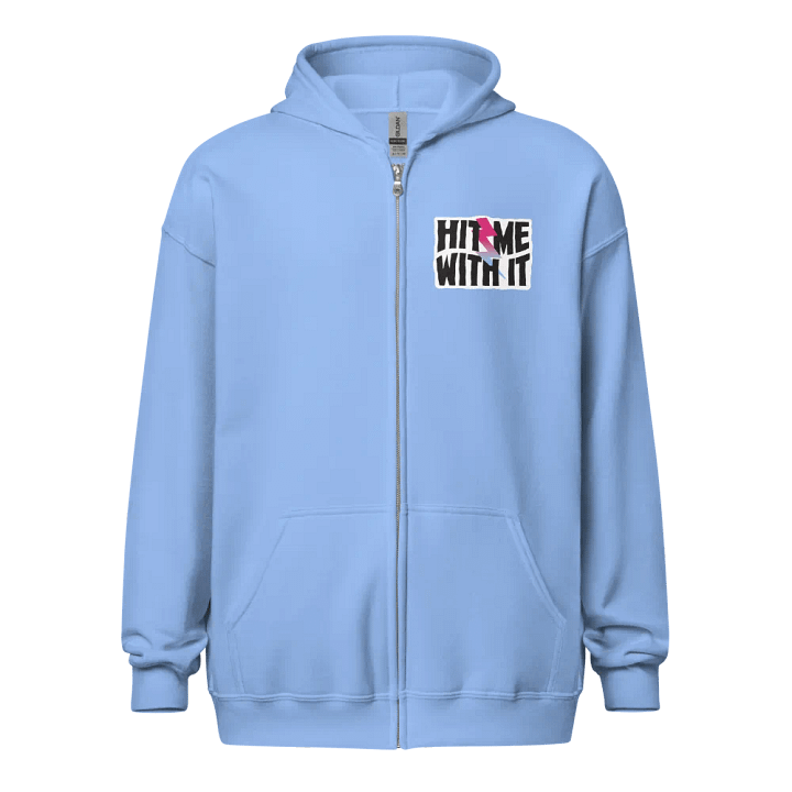 'Hit Me With It' zip-up hoodie product image (1)