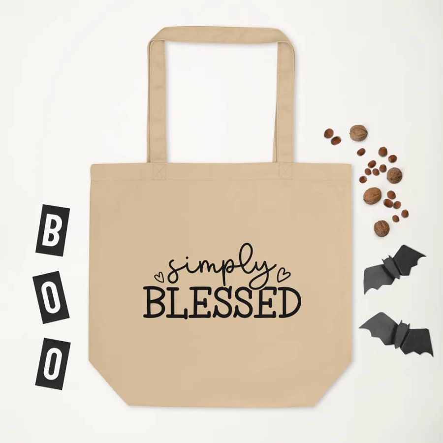 Organic Cotton Statement Tote Bag product image (5)