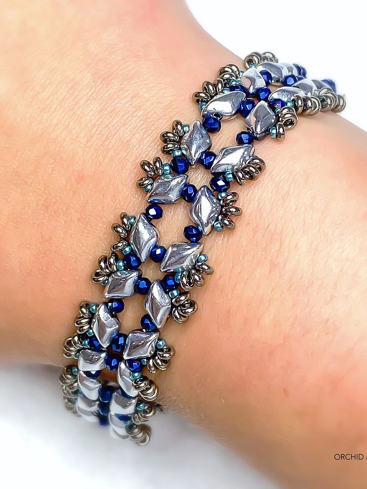 Beading Pattern – Starlight GemDuo Beaded Bracelet product image (2)