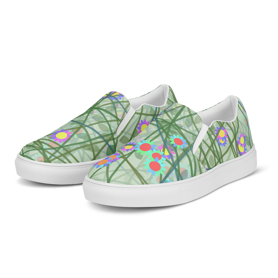 Floral Vine Women's Slip-On Shoes product image (3)
