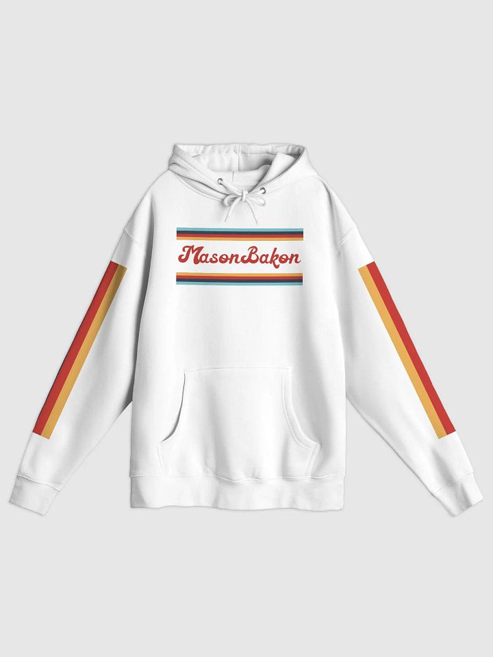 White Stripe Hoodie product image (1)