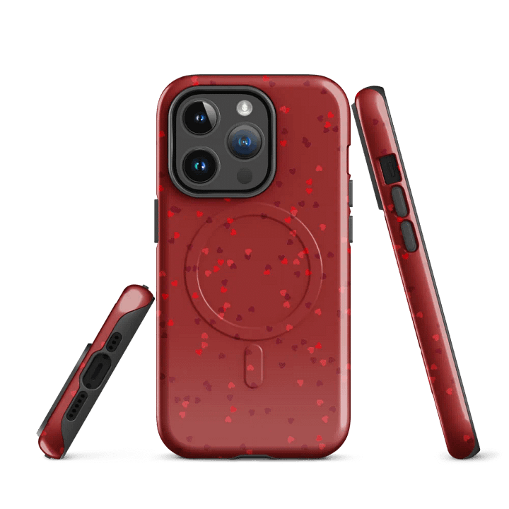Red Hearts MagSafe® Tough Case product image (3)